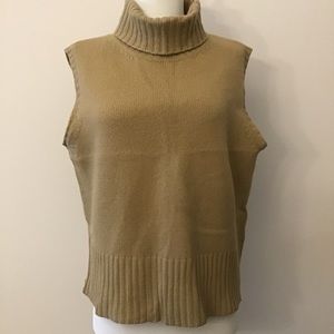 100% Cashmere Ralph Lauren Sleeveless Turtleneck